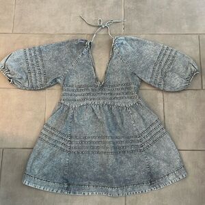 Free People denim dress